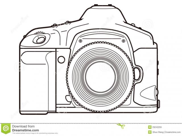 640x480 digital camera clipart camera drawing - Digital Camera Drawing