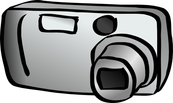 600x359 digital camera clip art free vector in open office drawing - Digital Camera Drawing