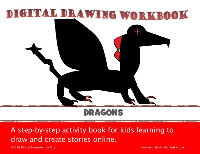 638x493 Digital Drawing Workbook Draw A Dragon Using Paint Editor - Digital Drawing Online