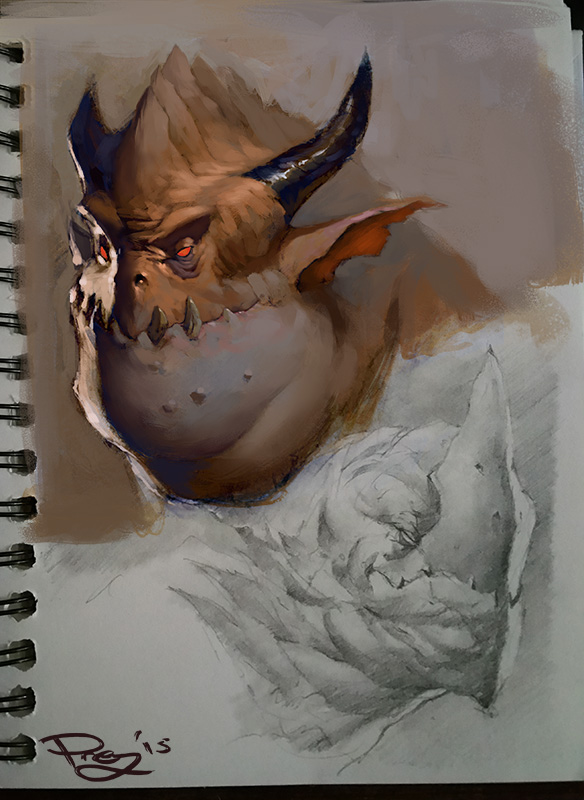 584x800 Digital Painting Over Pencil Drawing Digitalpainting - Digital Painting Drawing