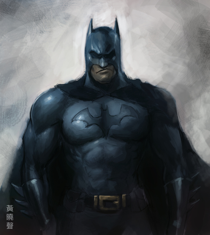 700x783 Digital Painting Tutorial Batman - Digital Painting Drawing