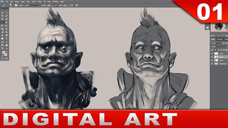 750x422 Free Digital Painting Tutorials For All Skill Levels - Digital Painting Drawing