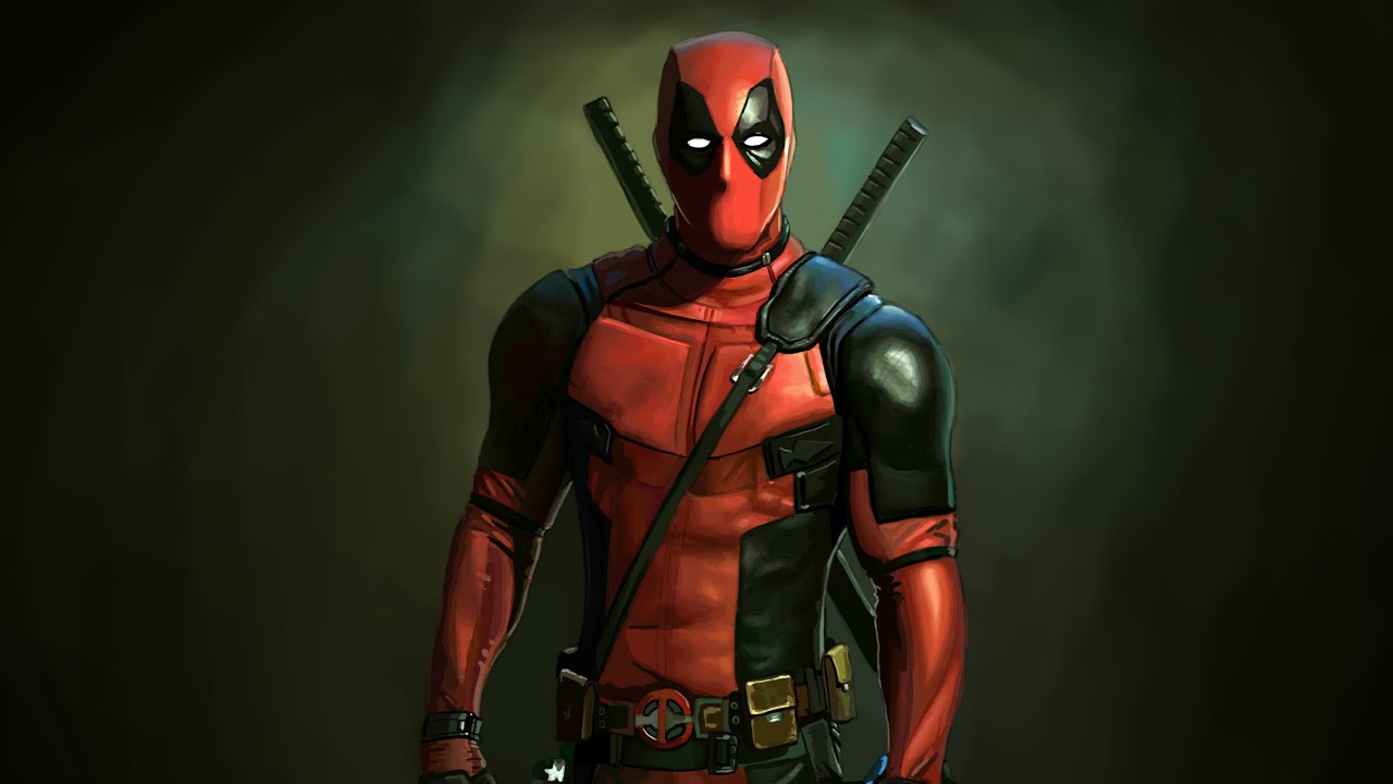 1280x720 Deadpool Digital Painting Photoshop Time Lapse Tutorial - Digital Painting Drawing