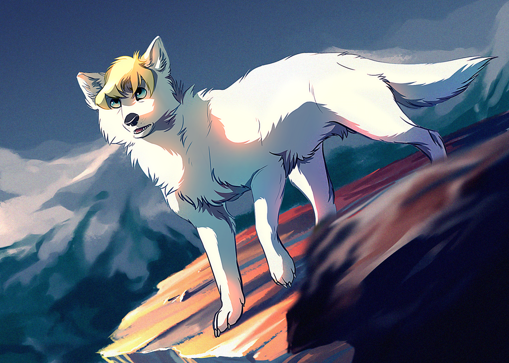 1024x731 Digital Art Drawing Painting Animals - Digital Painting Drawing