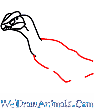 300x350 how to draw a dilophosaurus - Dilophosaurus Drawing