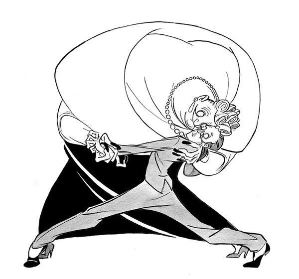 600x560 Dime A Dance On Behance Character Character - Dime Drawing