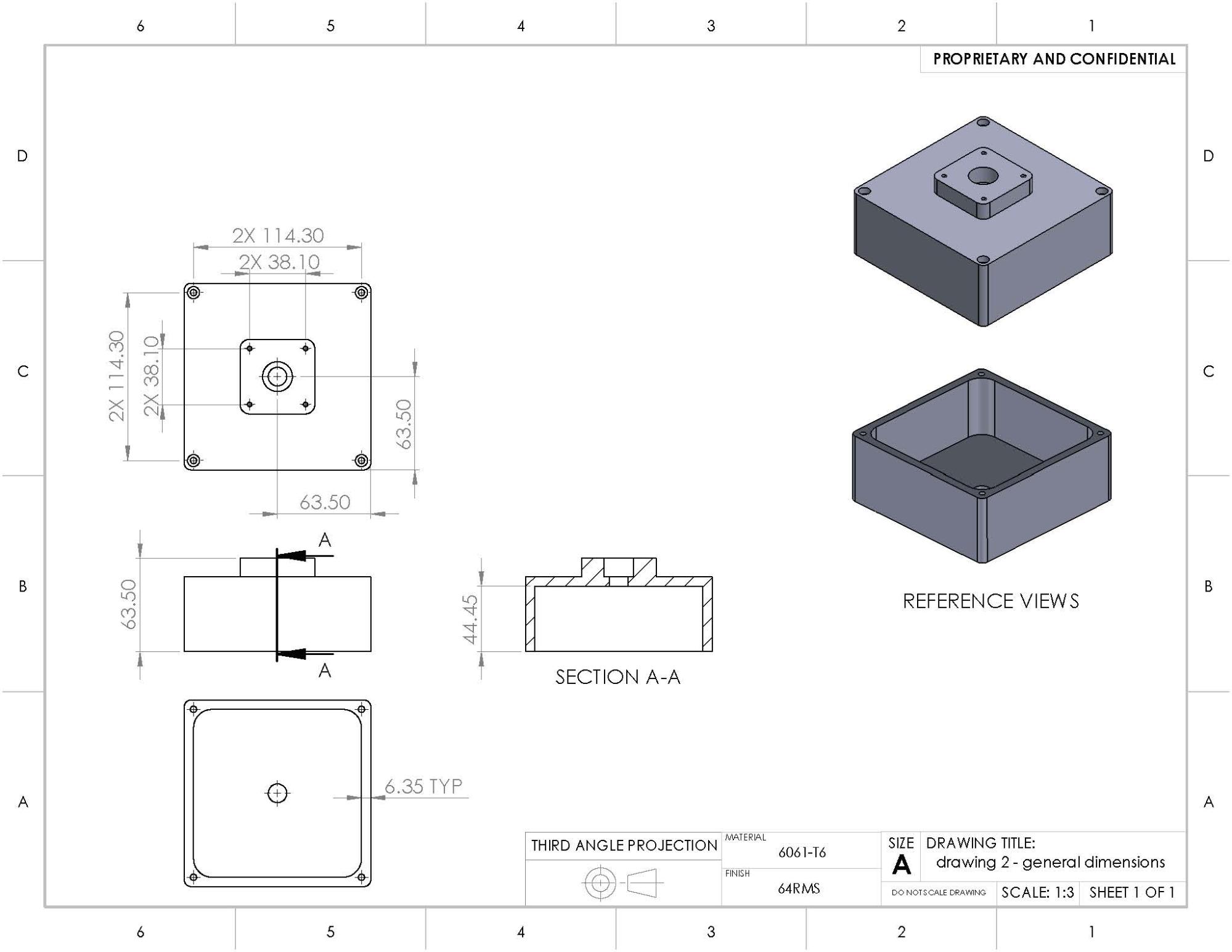 1999x1545 how to make a cnc drawing fictiv - Dimension Drawing