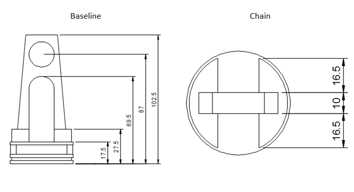 700x380 learning baseline and chain dimensions - Dimension Drawing