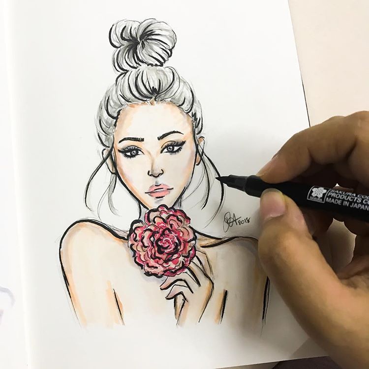 750x750 Dimple Asha - Dimple Drawing