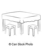 180x195 How To Draw A Dining Room Table Sistem As Corpecol - Dining Table Drawing