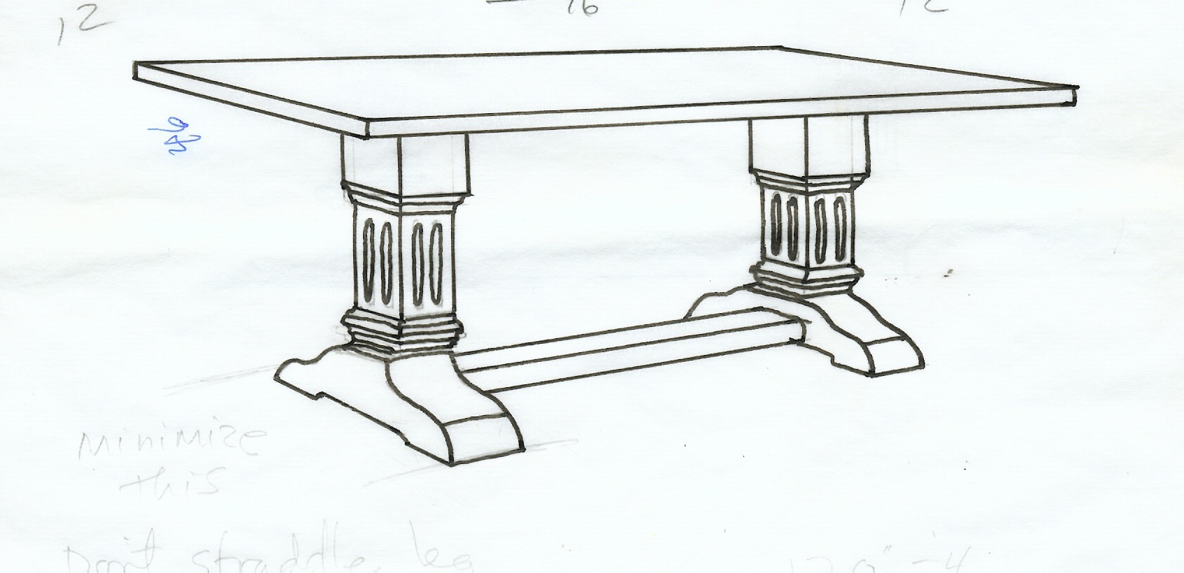  Dining Table Sketch Drawing with simple drawing