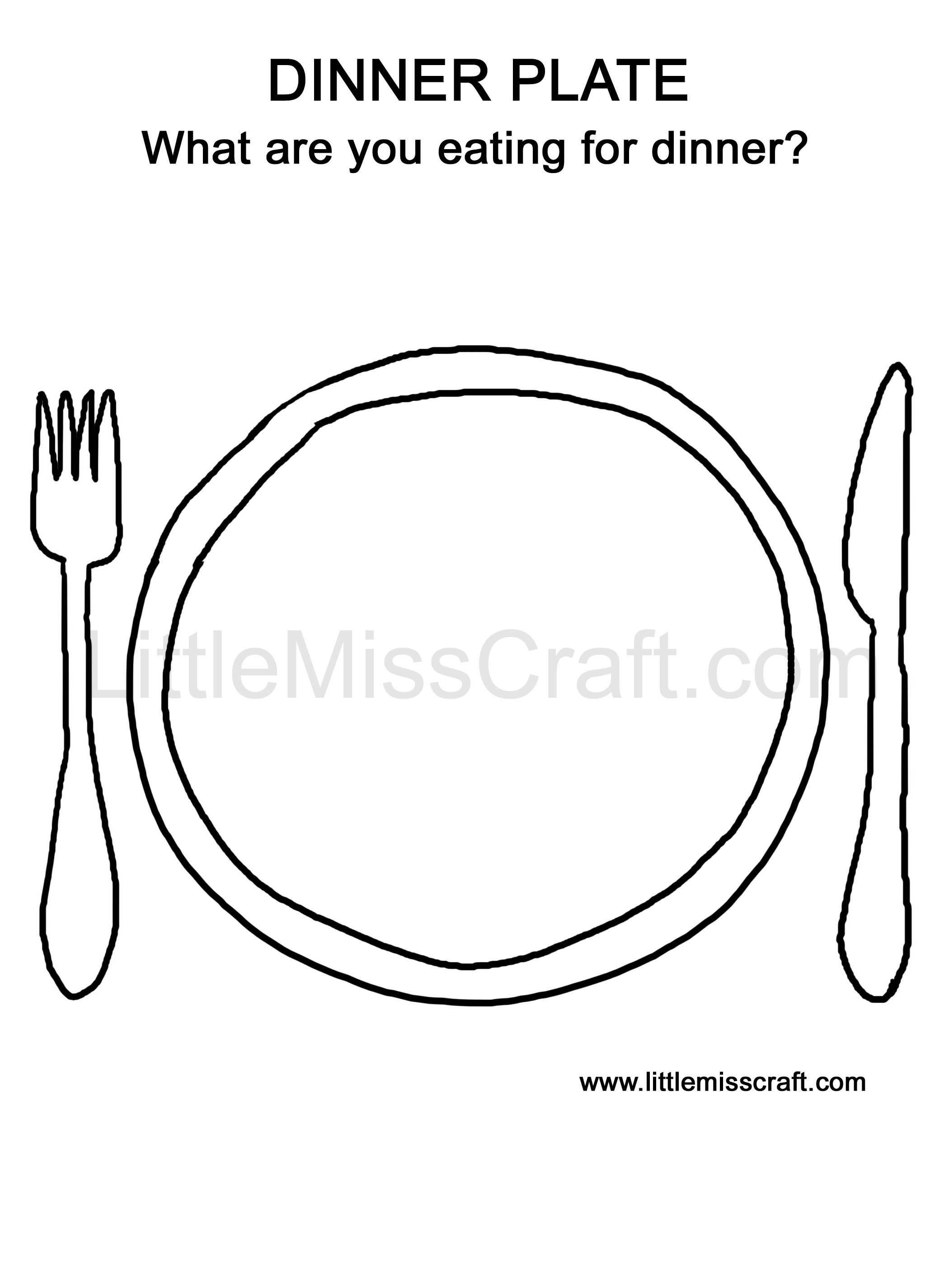 2100x2850 Dinner Plate Drawing - Dinner Drawing