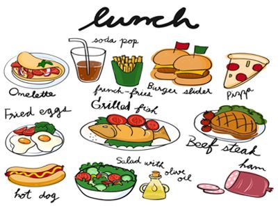 400x300 Free Vectors Breakfast, Lunch, Dinner In Free - Dinner Drawing