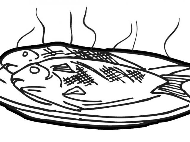 640x480 Dinner Plate Clipart Food Drawing - Dinner Plate Drawing