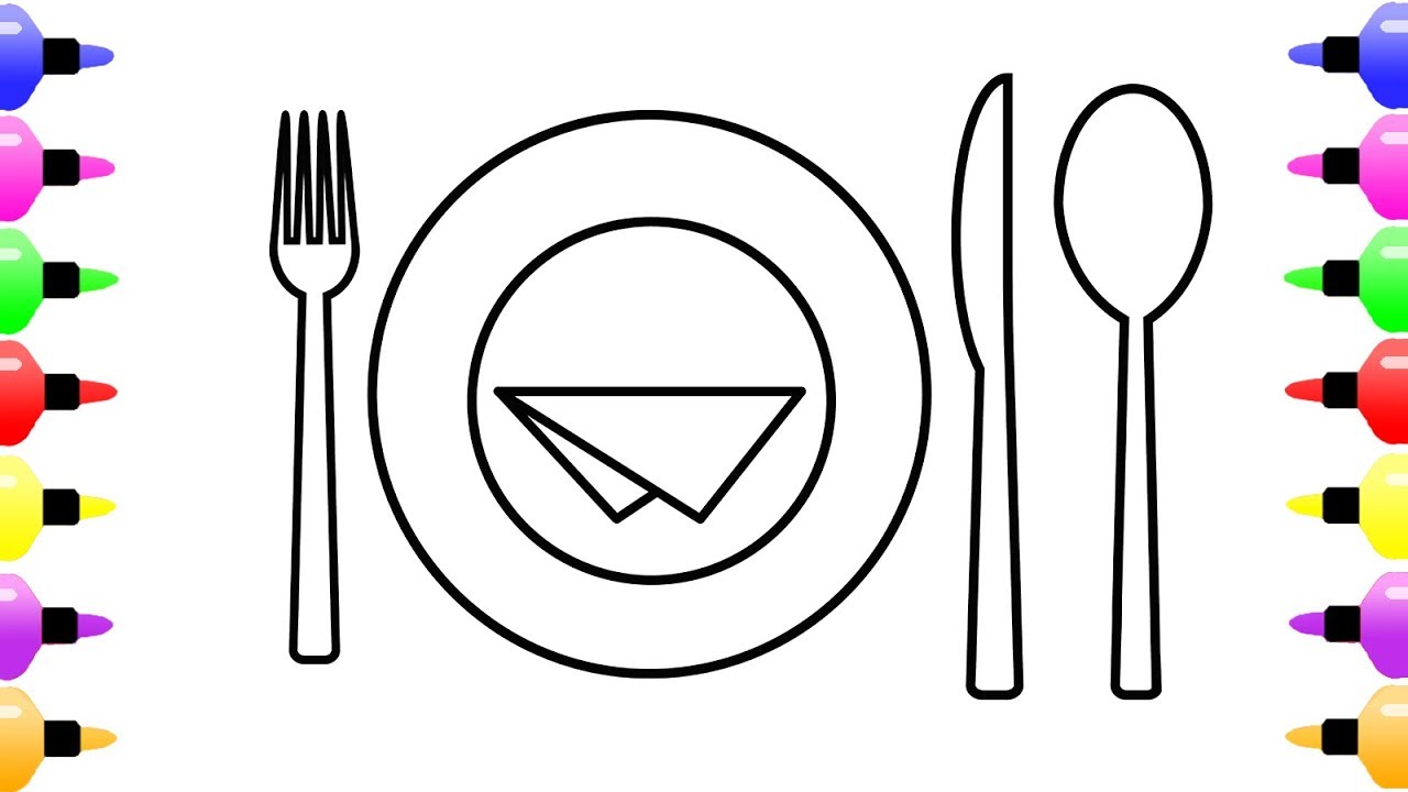 Dinner Plate Drawing at Explore collection of