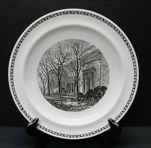 300x293 Wedgwood Mit Dupont Court Engraved Drawing - Dinner Plate Drawing