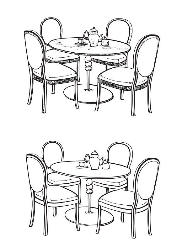 580x772 Dinner Table Furniture Sketch Restaurant Design - Dinner Table Drawing