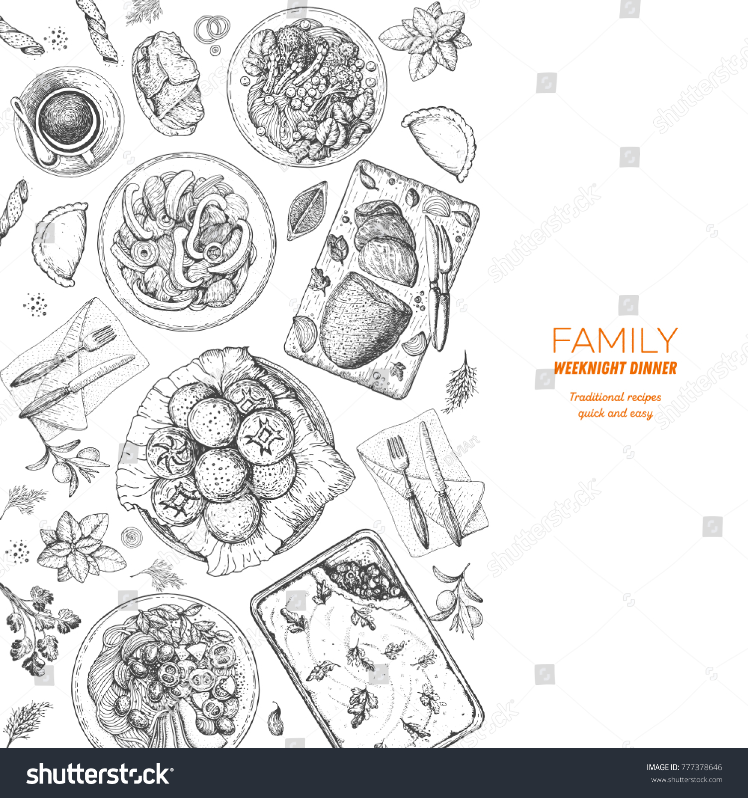 1500x1600 Huge Collection Of 'family Dinner Drawing' Download More Than - Dinner Table Drawing