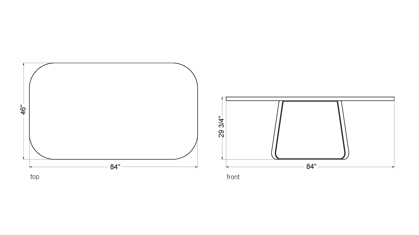 1600x900 Phase Design Reza Feiz Designer Primi Dining Tech Drawing - Dinner Table Drawing