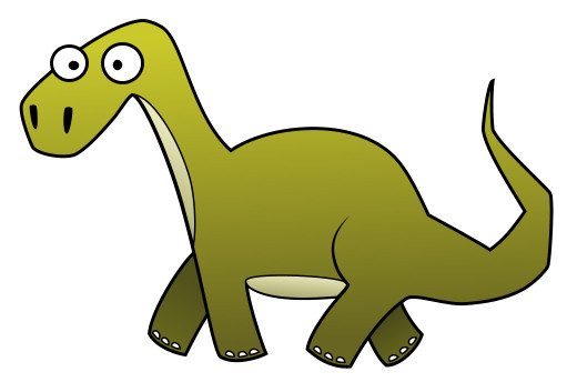 520x353 Drawing Cartoon Dinosaurs - Dinosaur Cartoon Drawing