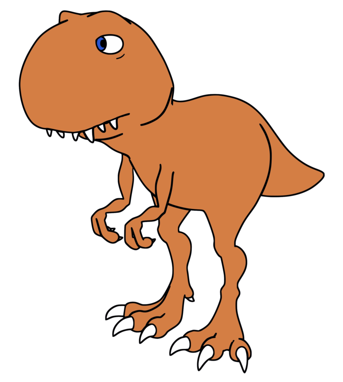673x750 Tyrannosaurus Drawing Dinosaur Cartoon Line Art Cc0 - Dinosaur Cartoon Drawing