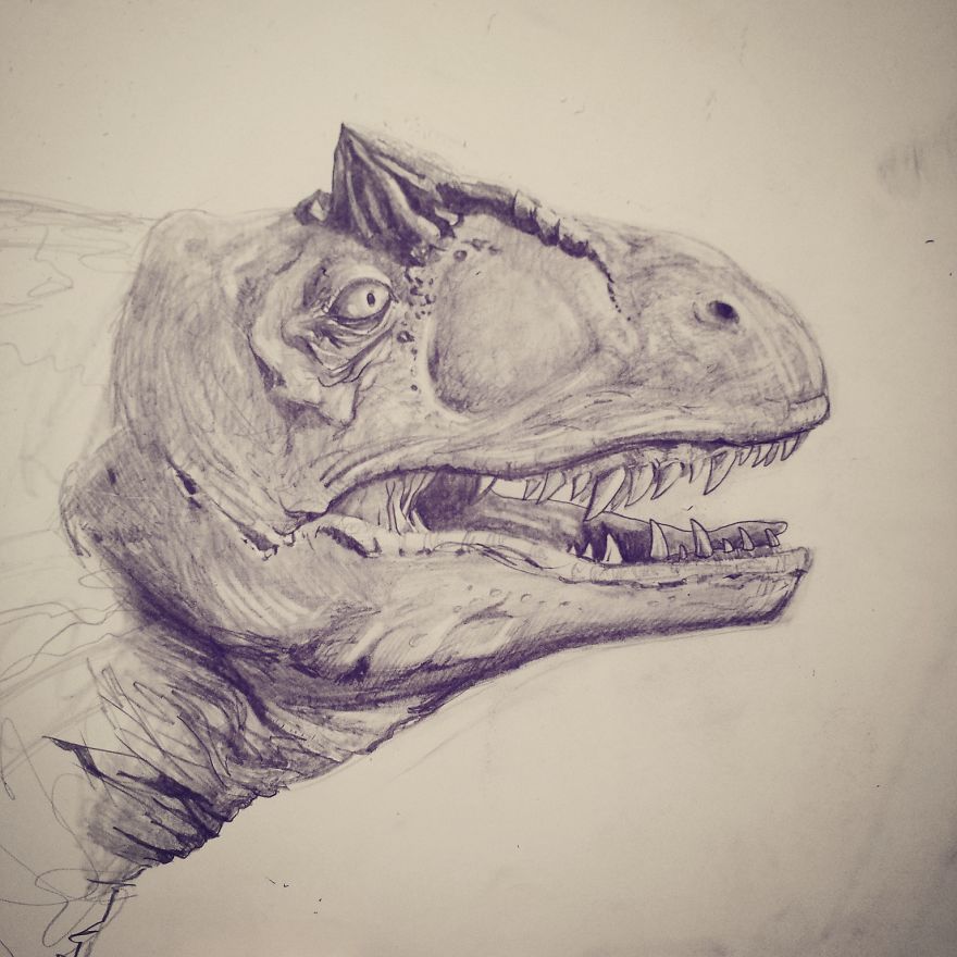 880x880 I Turned A Stack Of Dinosaur Drawings Into An Art Book! Bored Panda - Dinosaur Drawing Book