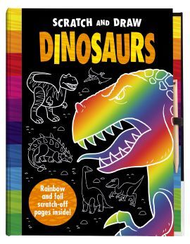 270x347 scratch and draw dinosaurs book in hardback book people - Dinosaur Drawing Book