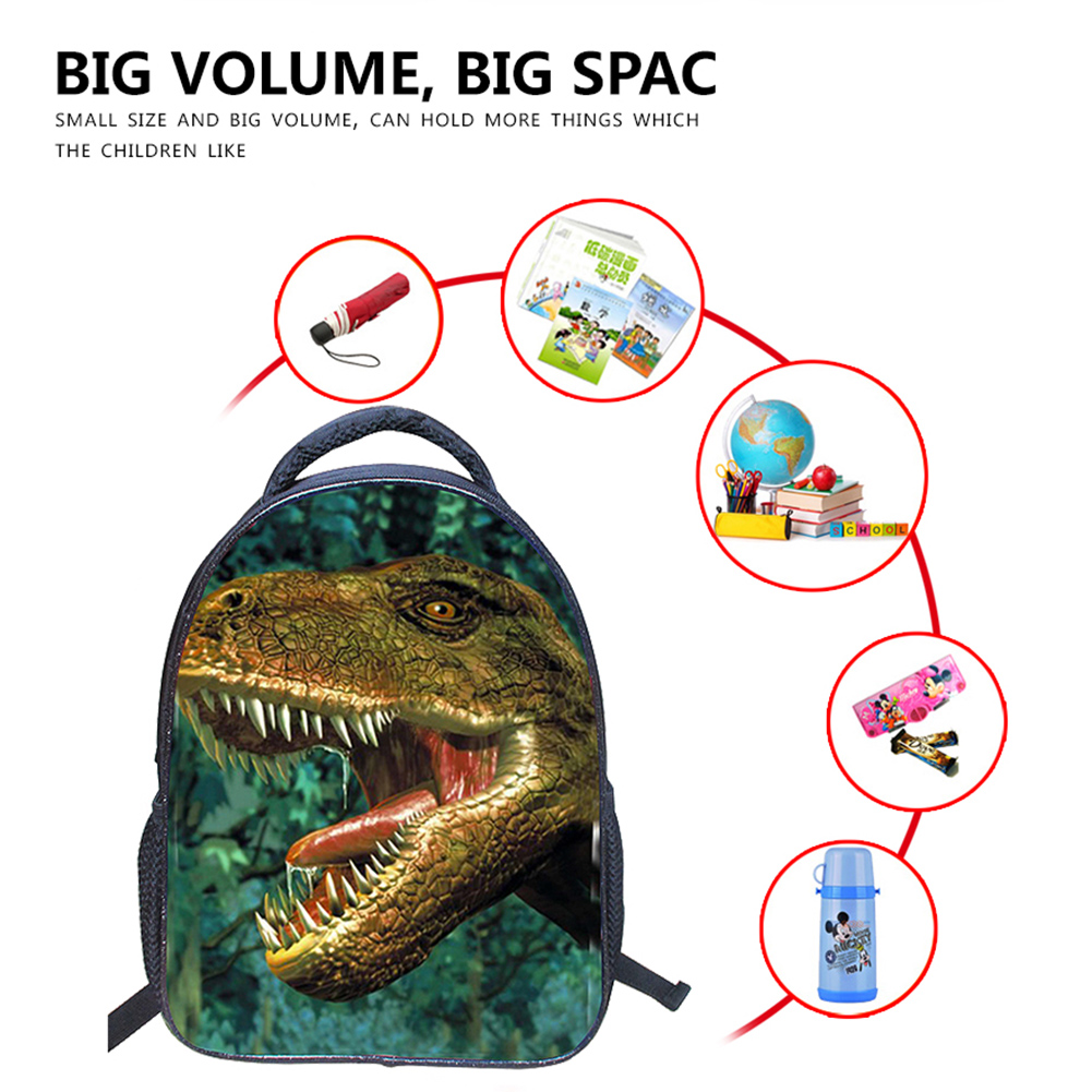 1001x1001 Kids School Backpack Cartoon Print Dinosaur Drawing - Dinosaur Drawing For Kids