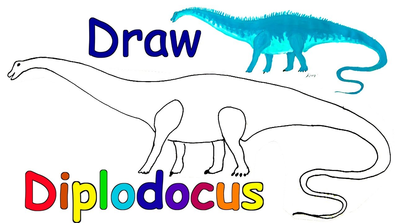 1280x720 How To Draw Dinosaurs - Dinosaur Drawing For Kids
