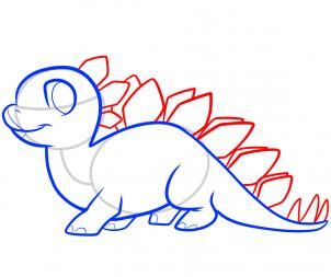 302x253 Dinosaurs - Dinosaur Drawing For Kids