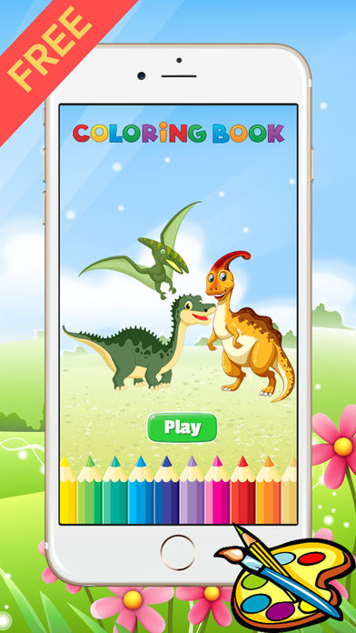392x696 Dinosaur Dragon Coloring Book - Dinosaur Drawing Game
