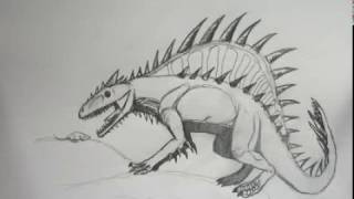 320x180 How To Draw Ostaposaurus From Jurassic World The Game Danny - Dinosaur Drawing Game