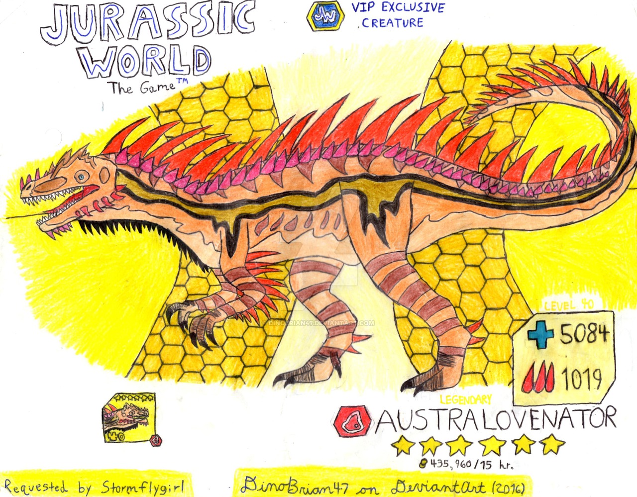 1280x999 Jurassic World The Game Australovenator - Dinosaur Drawing Game