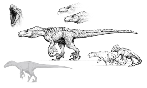 500x300 the isle art dinosaur art, dinosaur drawing, creature design - Dinosaur Drawing Game