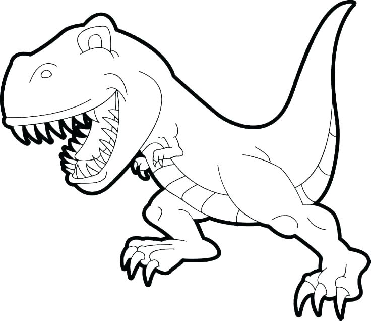 736x636 ways to draw dinosaurs image titled outline step dinosaur - Dinosaur Drawing Outline