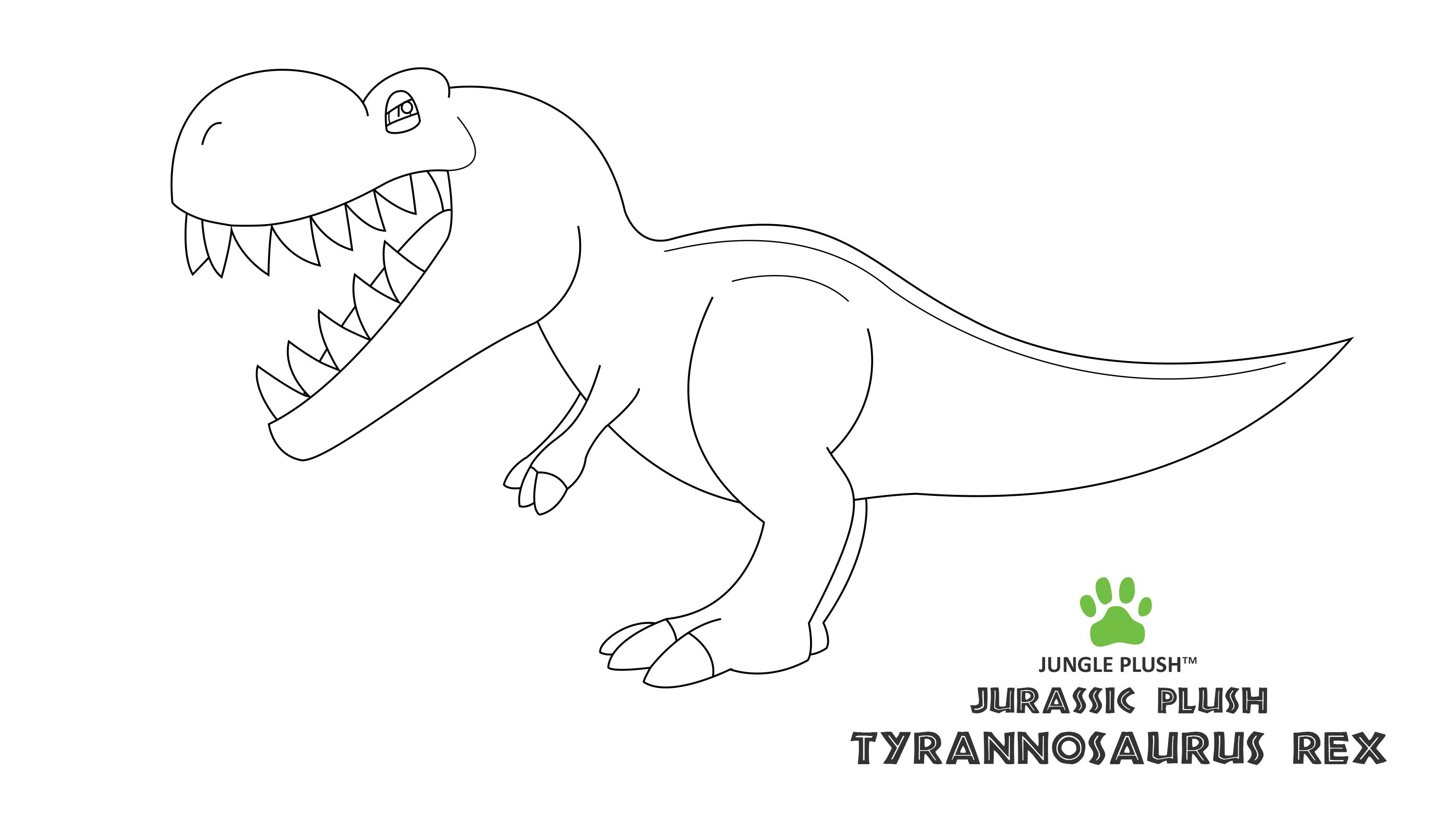3073x1784 Outline Of Our First Plush Dinosaur! T Rex Main Sketch - Dinosaur Drawing Outline