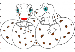 300x210 Dinosaur Egg Drawing Video For Kids And Drawing Coloring How - Dinosaur Egg Drawing