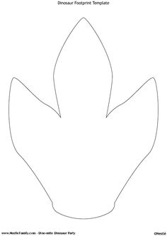 236x333 dinosaur footprint template group with items - Dinosaur Footprint Drawing