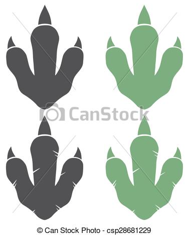 377x470 dinosaur footprint collection dinosaur footprint illustration - Dinosaur Footprint Drawing
