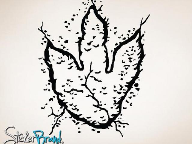 640x480 drawn dinosaur dinosaur footprint - Dinosaur Footprint Drawing