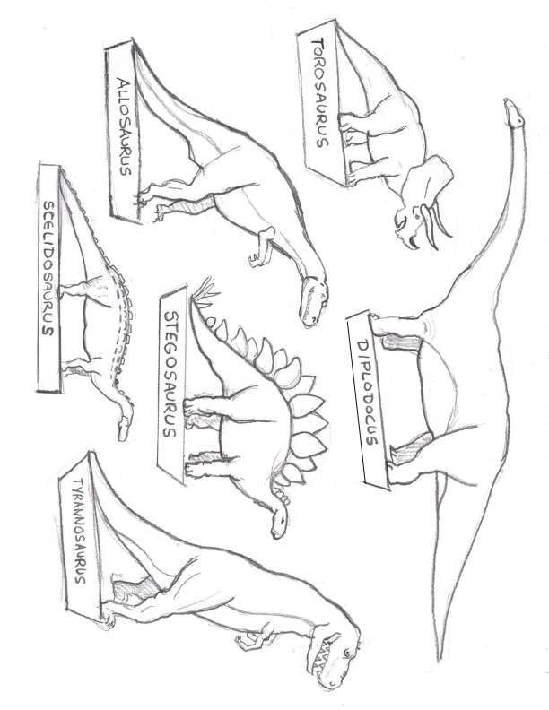 612x792 dinosaur footprint drawing - Dinosaur Footprint Drawing