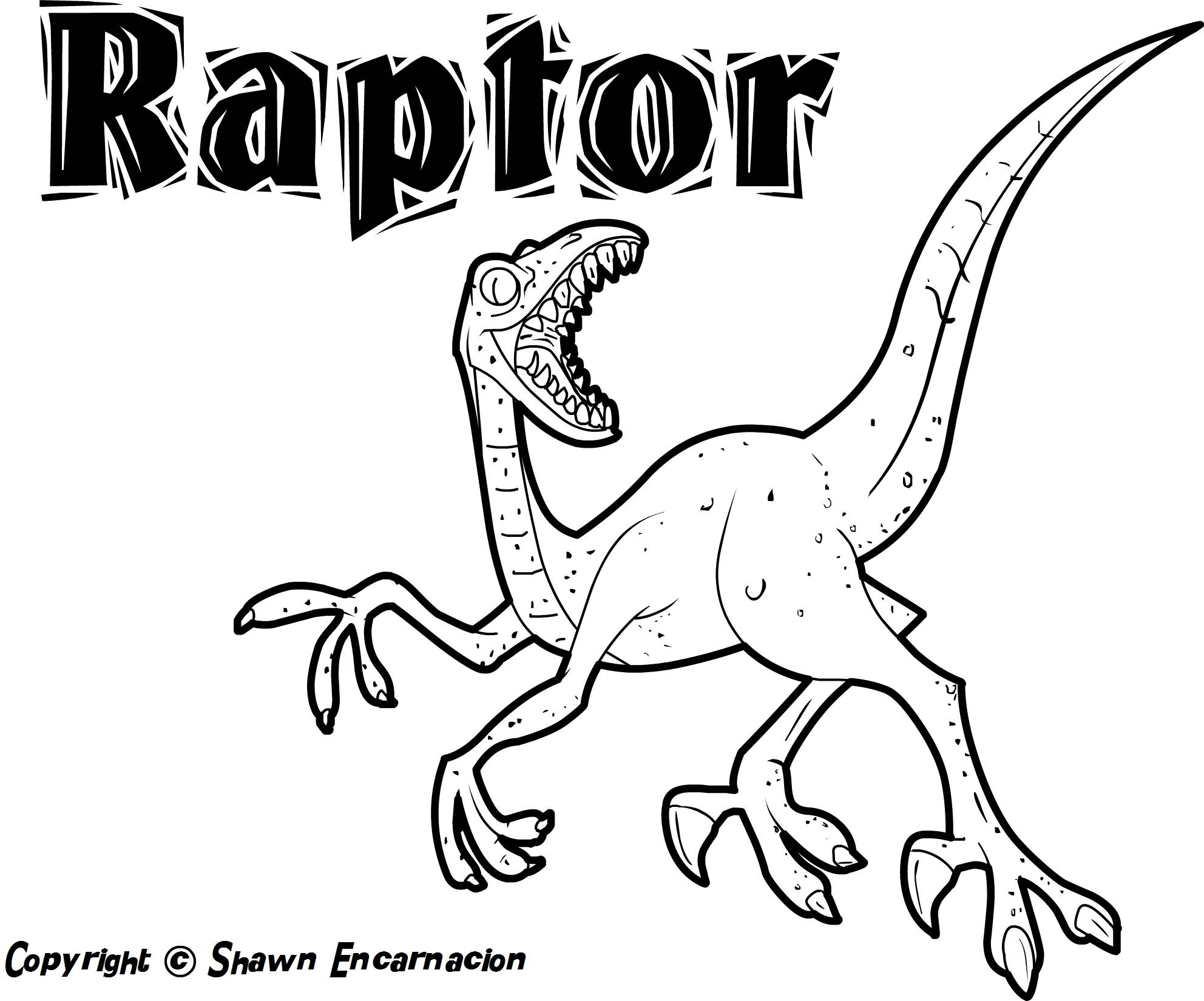 dinosaur fossil colouring pages