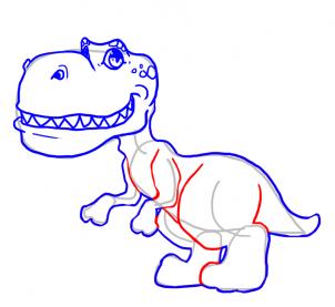 302x277 how to draw how to draw cute dinosaurs, cute dinosaurs - Dinosaur Head Drawing