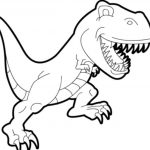 150x150 Dinosaur Head Drawing At Getdrawings Tyrannosaurus Rex Coloring - Dinosaur Head Drawing