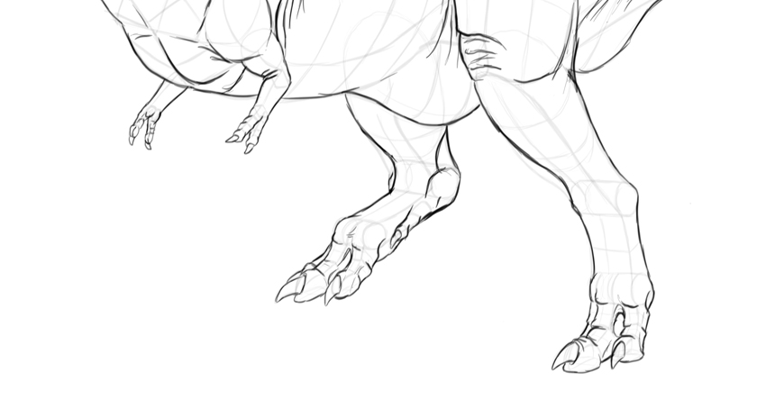 850x454 How To Draw A T Rex Dinosaur - Dinosaur Images For Drawing