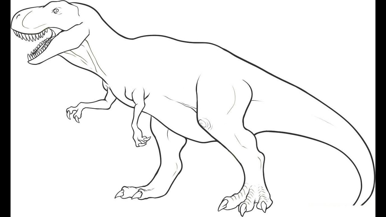 Dinosaur Line Drawing at Explore collection of