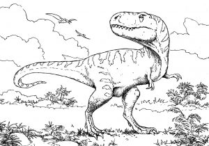 Dinosaur Line Drawing at PaintingValley.com | Explore collection of