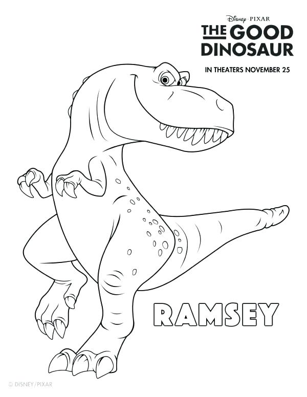 600x776 dinosaur outline coloring pages easy dinosaur for toddlers - Dinosaur Outline Drawing
