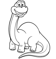 238x250 Huge Collection Of 'dinosaur Outline Drawing' Download More Than - Dinosaur Outline Drawing