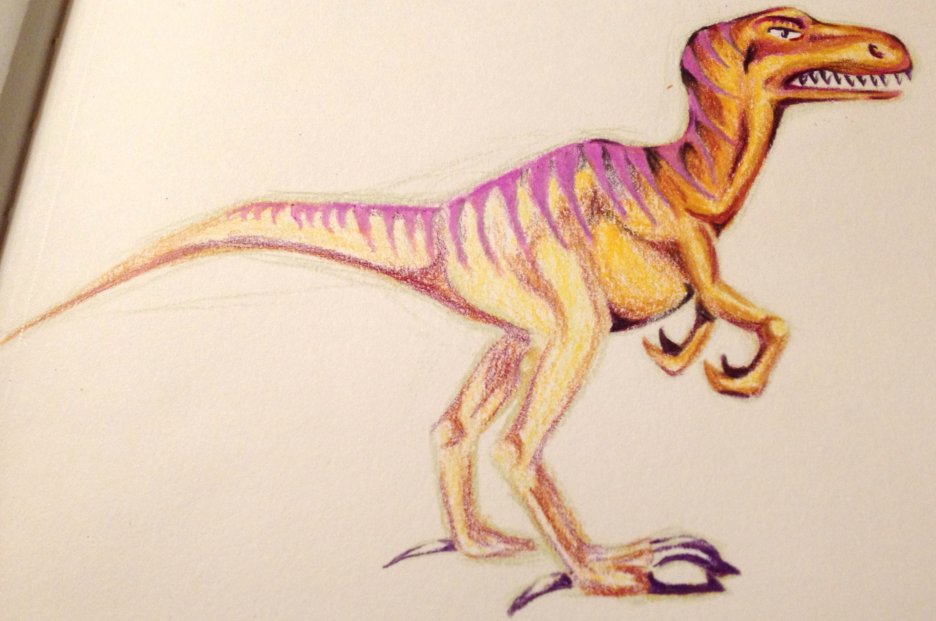 Динозавры цветные для рисования